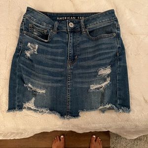 American eagle denim skirt